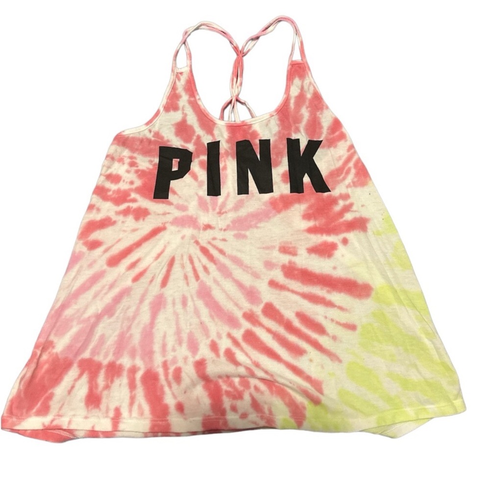 VS Pink Tie Dye Tank